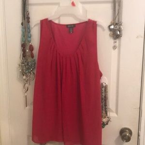Plus size Kenneth Cole sleeveless blouse